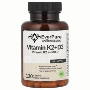 Vitamin K2 + D3 , 120 Capsules
